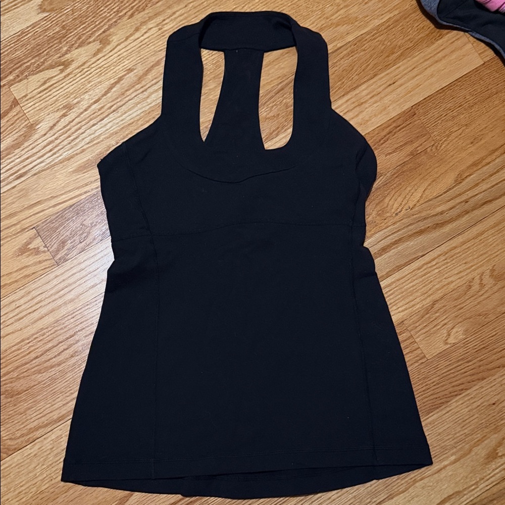lululemon athletica Black Scoop Tank Top
